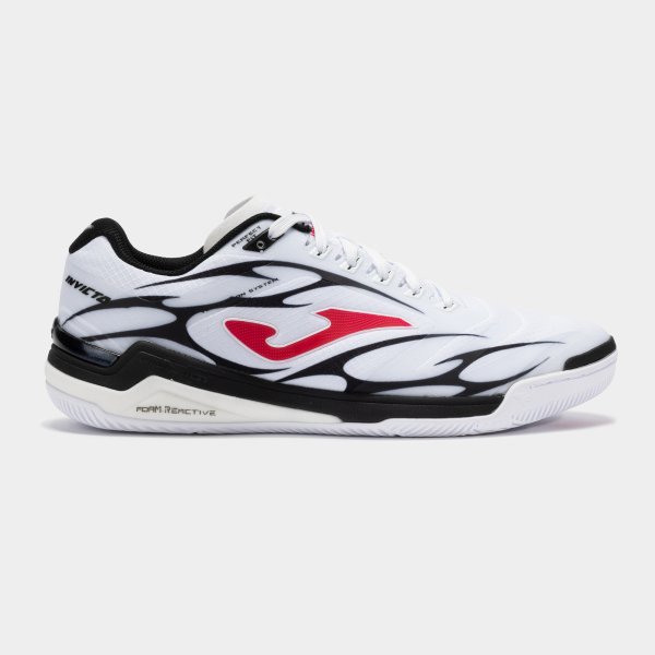 Zapatilla Fútbol Sala Adulto Joma Invicto 2502 Blanco Resistente