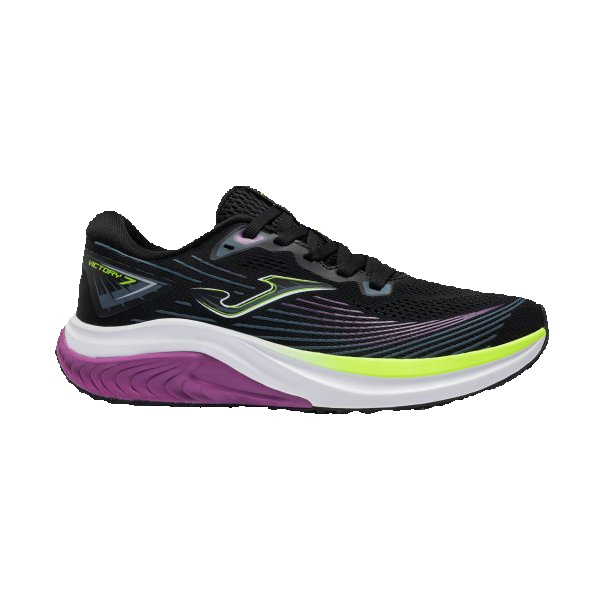 Zapatilla Running Mujer Joma Victory 2601 Negro Transpirable