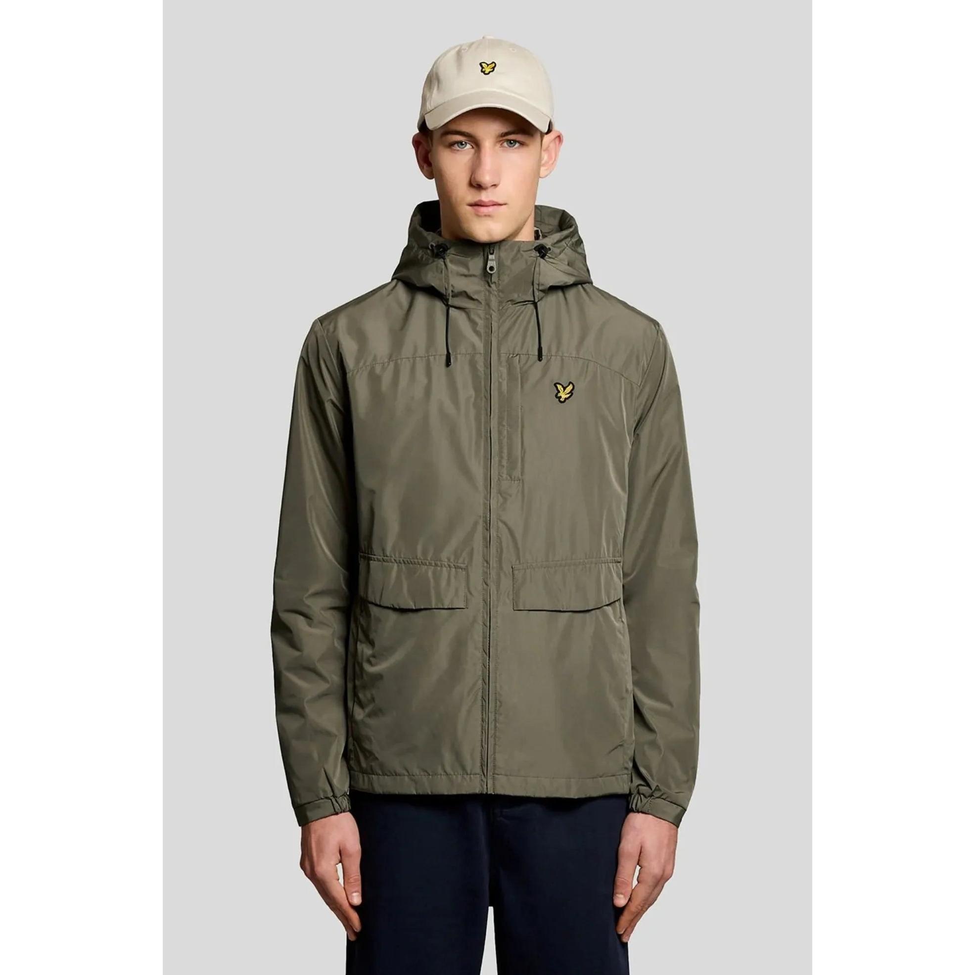Lyle and Scott Chaqueta Hombre Lightweight Hooded Khaki