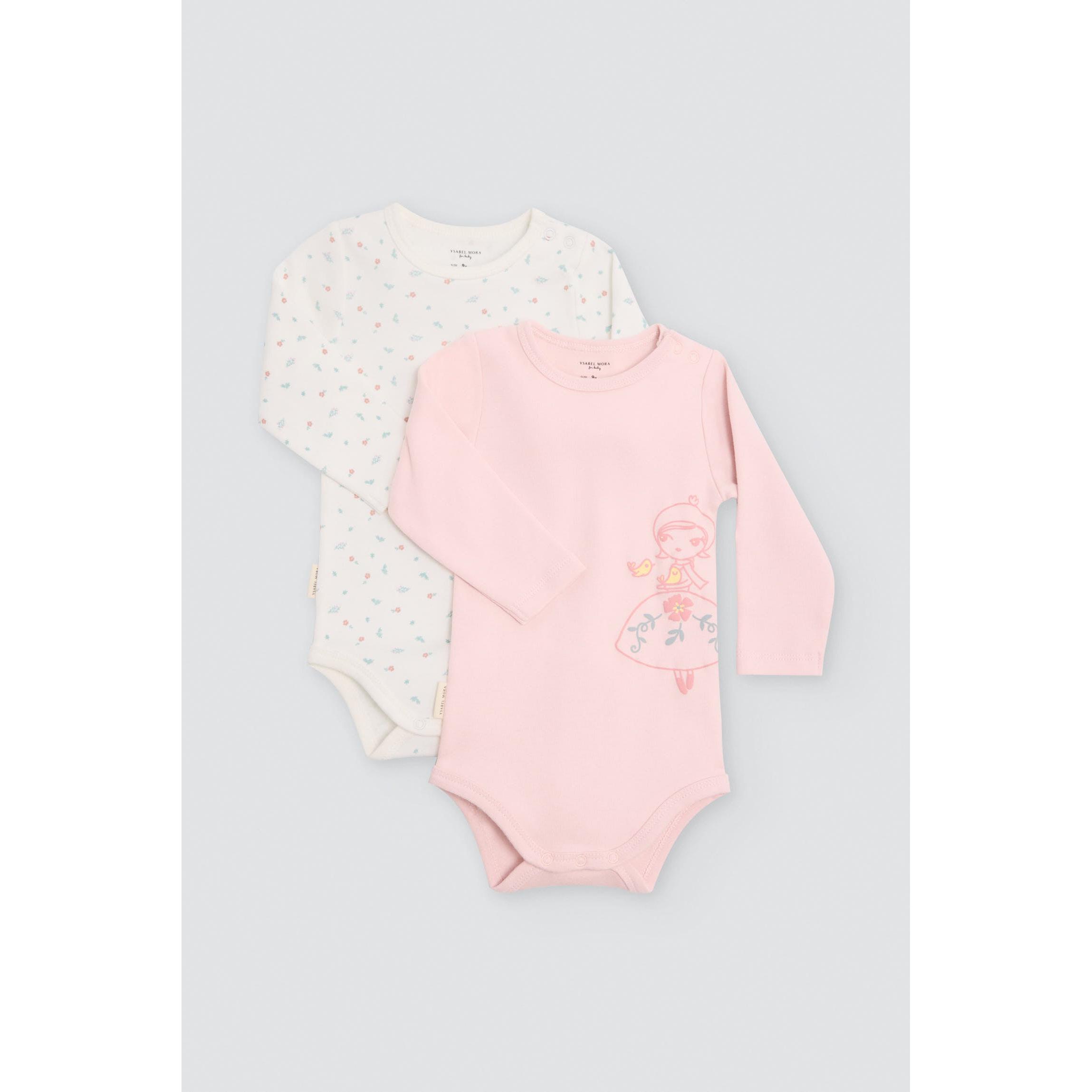 Ysabel Mora - Pack 2 bodies bebé estampado floral