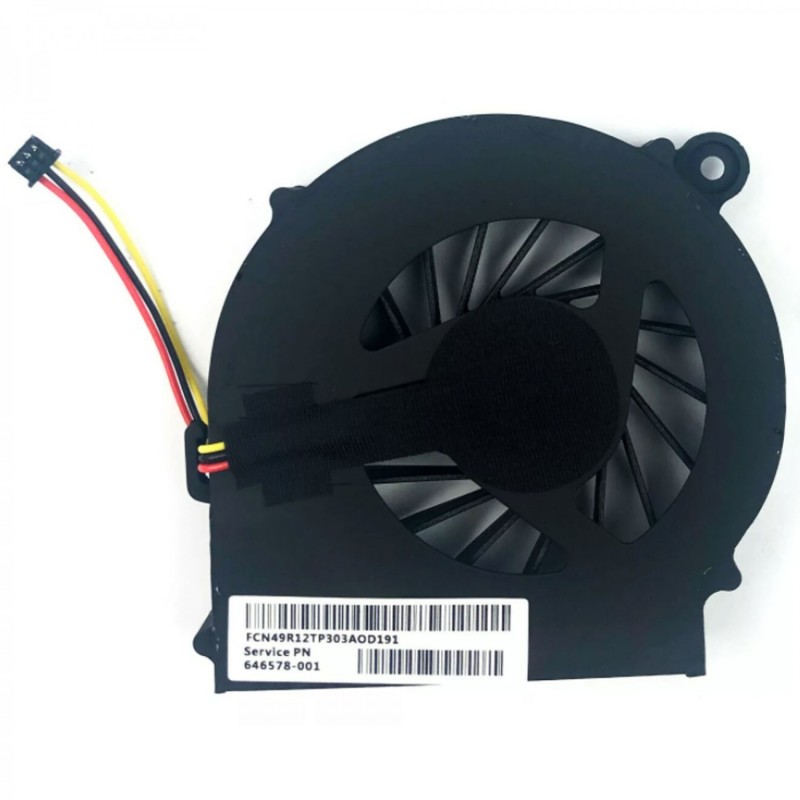 VENTILADOR CPU PARA PORTÁTIL HP PAVILION G7-1206SS G7-1351SS G7-1070SS 3 PINES