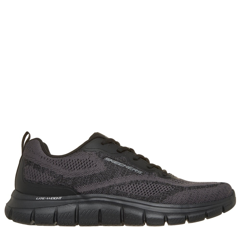 Cómoda  TRACK negro: deportiva textil para hombre con plantilla Air Cooled Memory Foam y suela de goma ligera antideslizante. Cómodas desde el 1er uso. ¡Cómpralas! Altura Tacón bajo (1-3 cm) Referencia