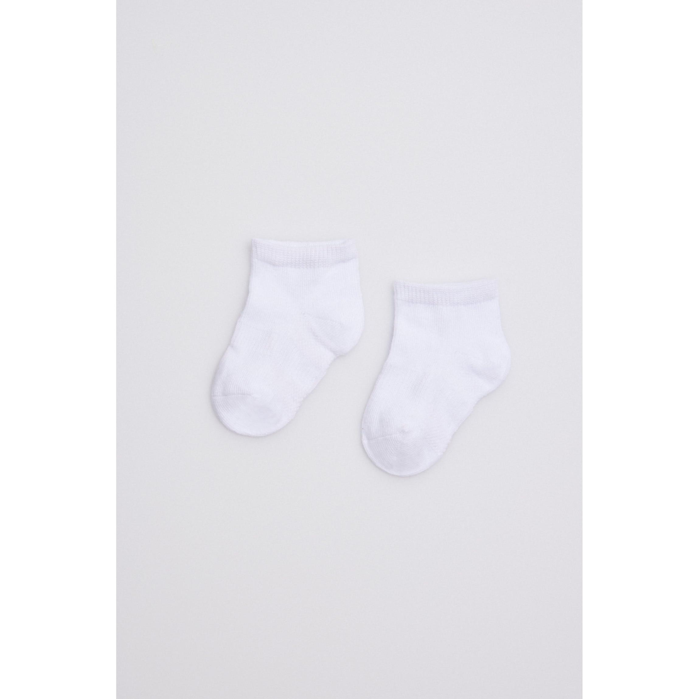 Ysabel Mora - Pack 3 calcetines bebé básicos transpirables blanco