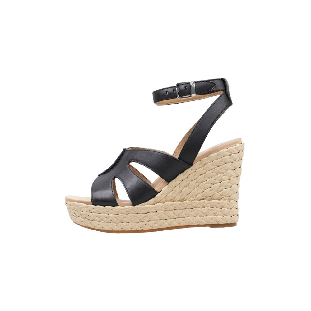 UGG CARRENA  Alpargatas Con Cuña Mujer Negro