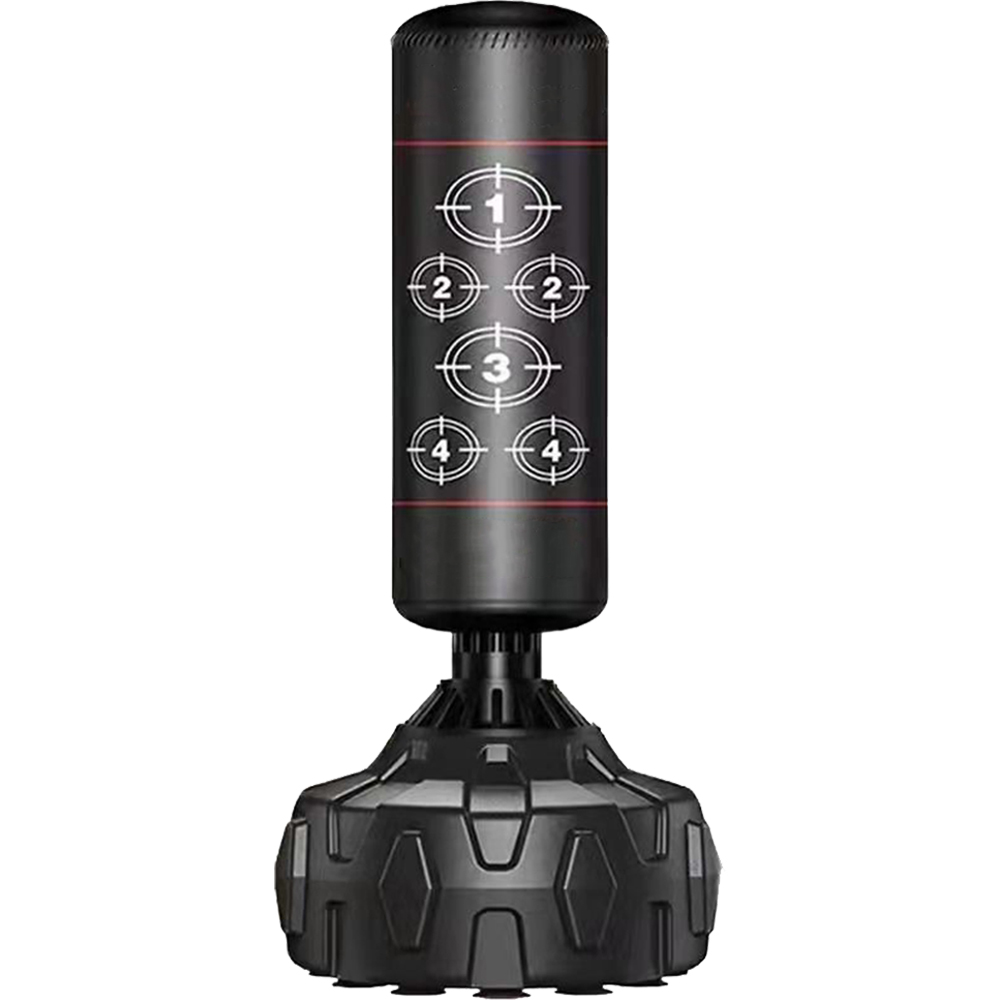 ALLINLIFE Saco de Boxeo de Pie para Adultos, 170cm Saco de Arena para Adultos MMA Karate Fitness Kickboxing, Resortes Amortiguador, Rellenable de Arena 80kg /Agua 50kg