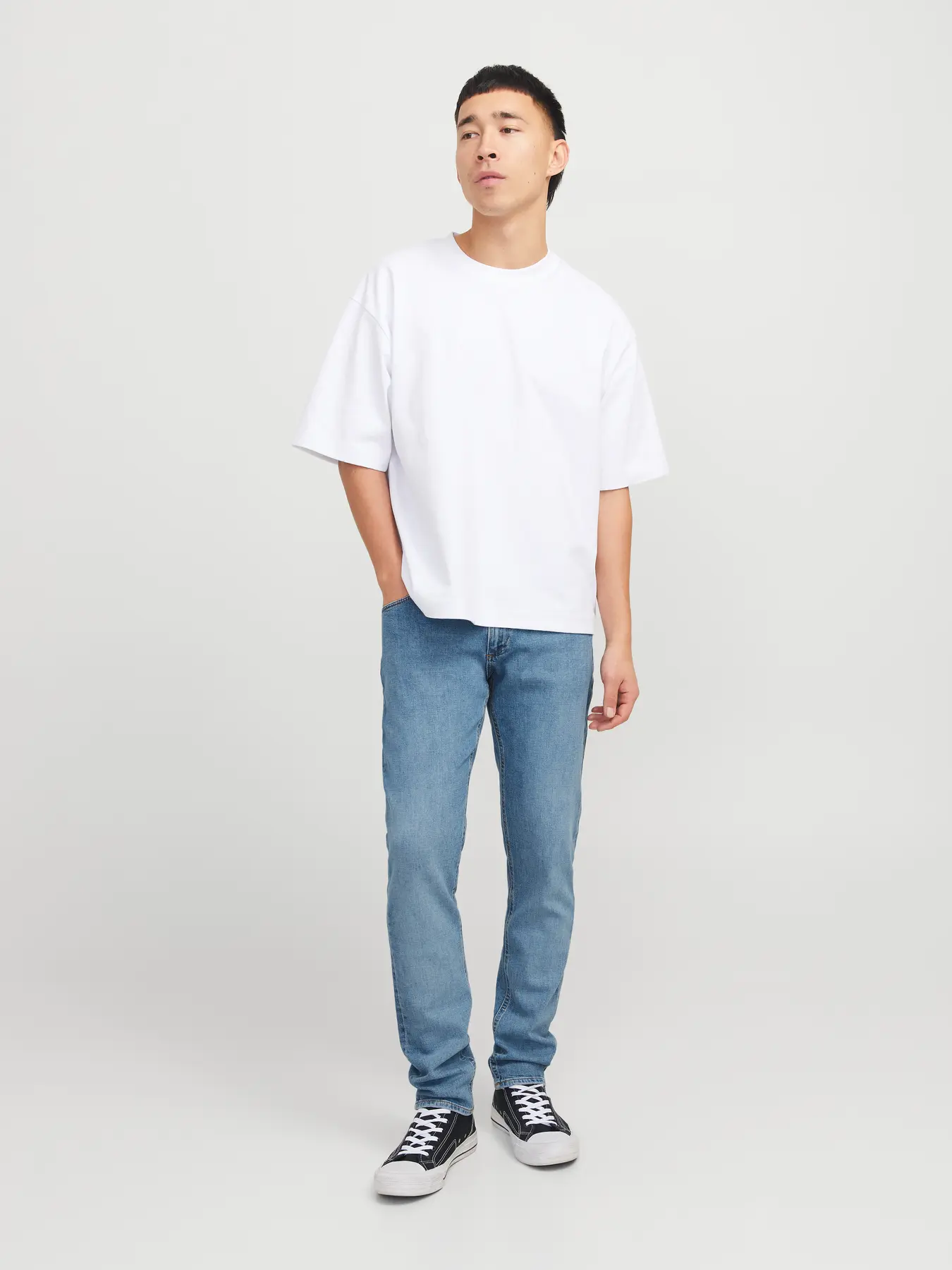 Jack&Jones pantalón vaquero azul claro JJIGLENN JJEVAN 667