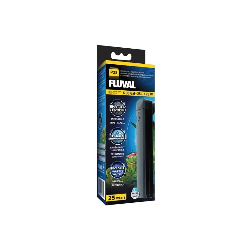 Fluval P25 Pre-set Calentador 24-26§C, 25L