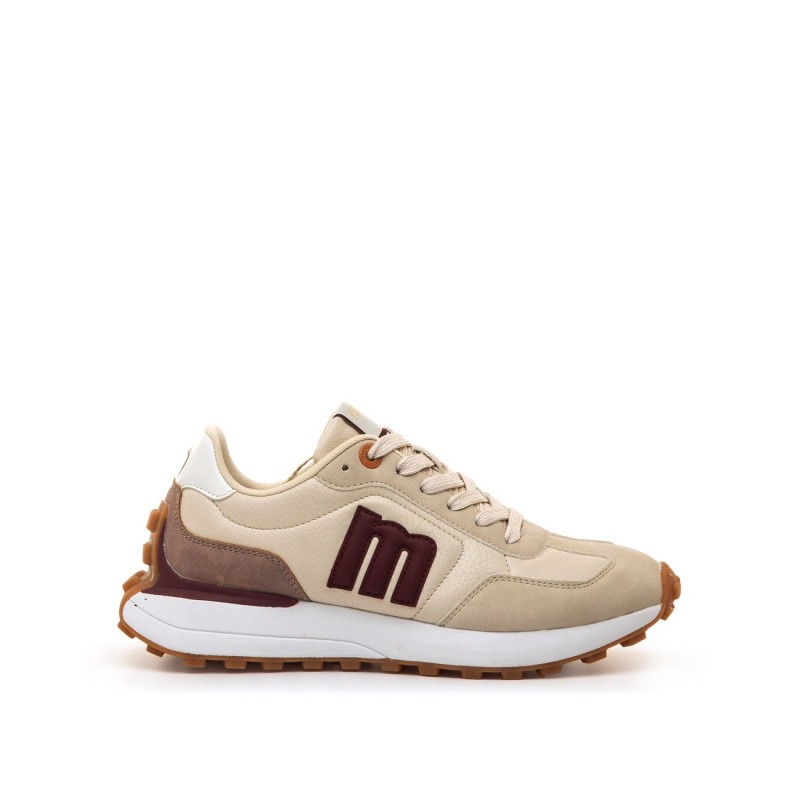 MUSTANG 60838 C60508  39872 26I DEPORTIVO CREMA/BURDEOS