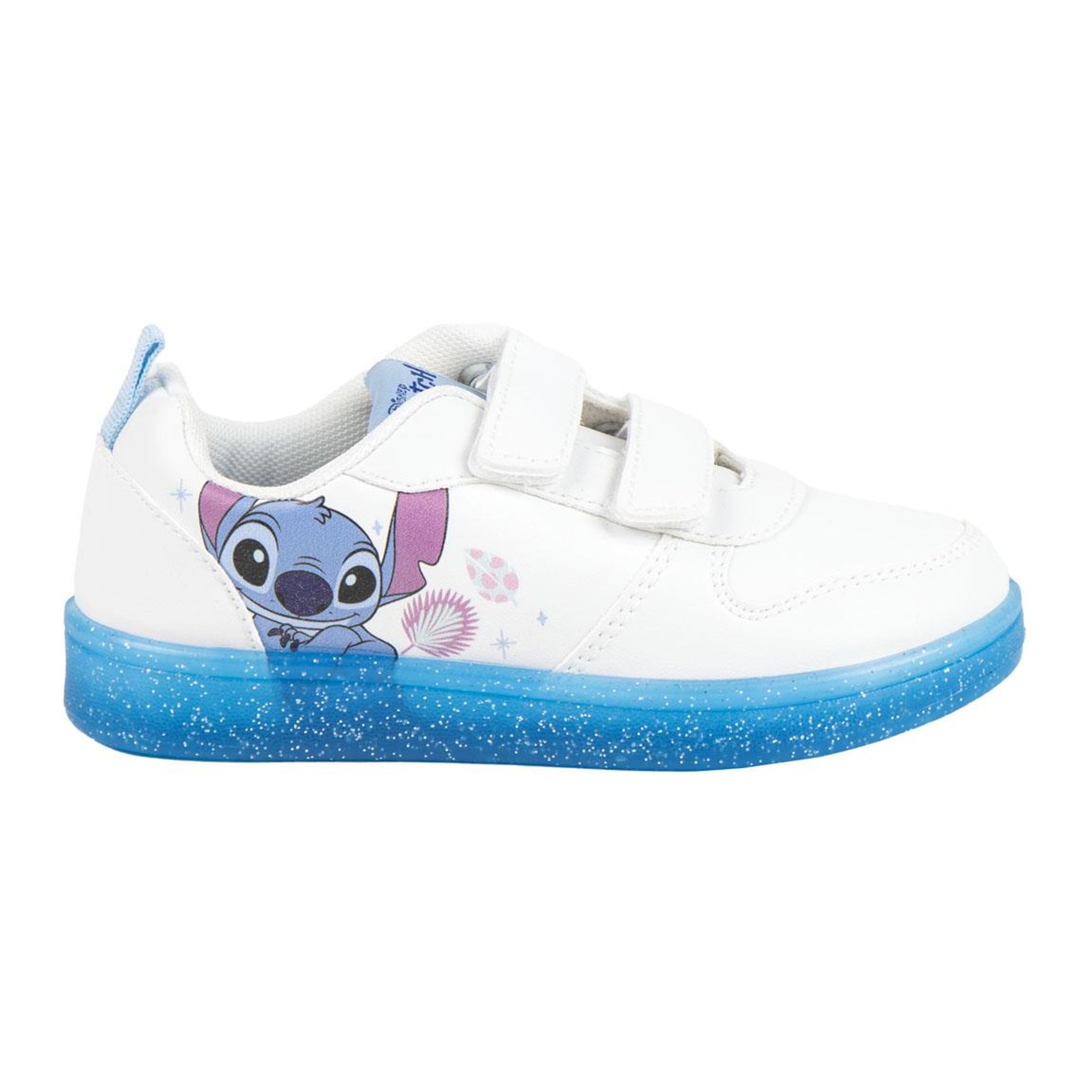 Zapatillas Deportivas de Stitch para niños y niñas, calzado infantil cómodo y resistente con diseño exclusivo y suela azul brillante, ideal para colegio y uso diario