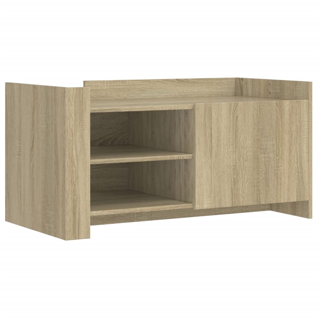 Vidaxl Mesa de Centro de Madera de Ingeniería 100x50x50 Cm Blanco