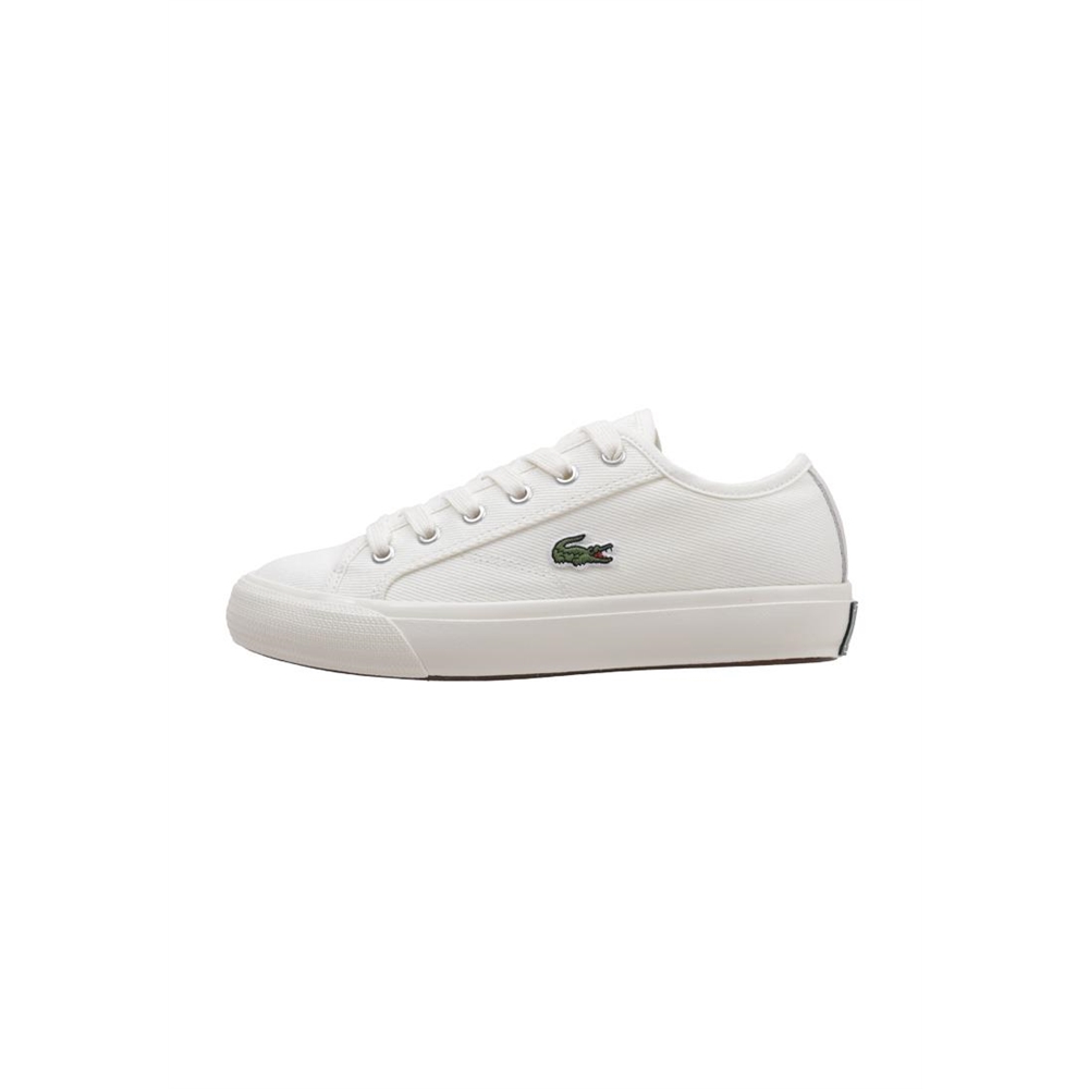 Lacoste BACKCOURT 124 1 CFA Deportivas Planas mujer Blanco