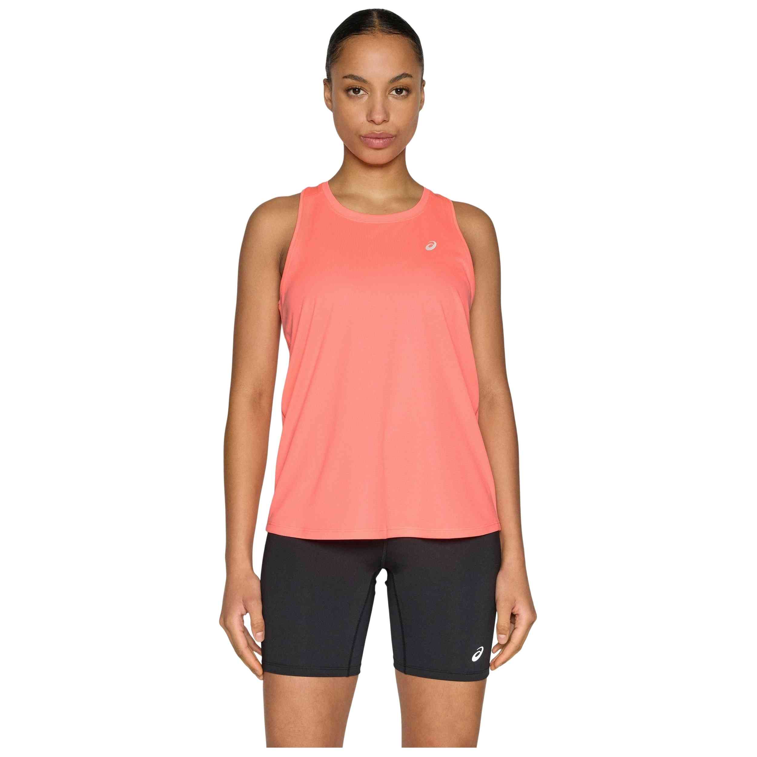 Camiseta De Tirantes Asics modelo Camiseta ASICS Core tirantes rosa coral mujer para Mujer en color Naranja
