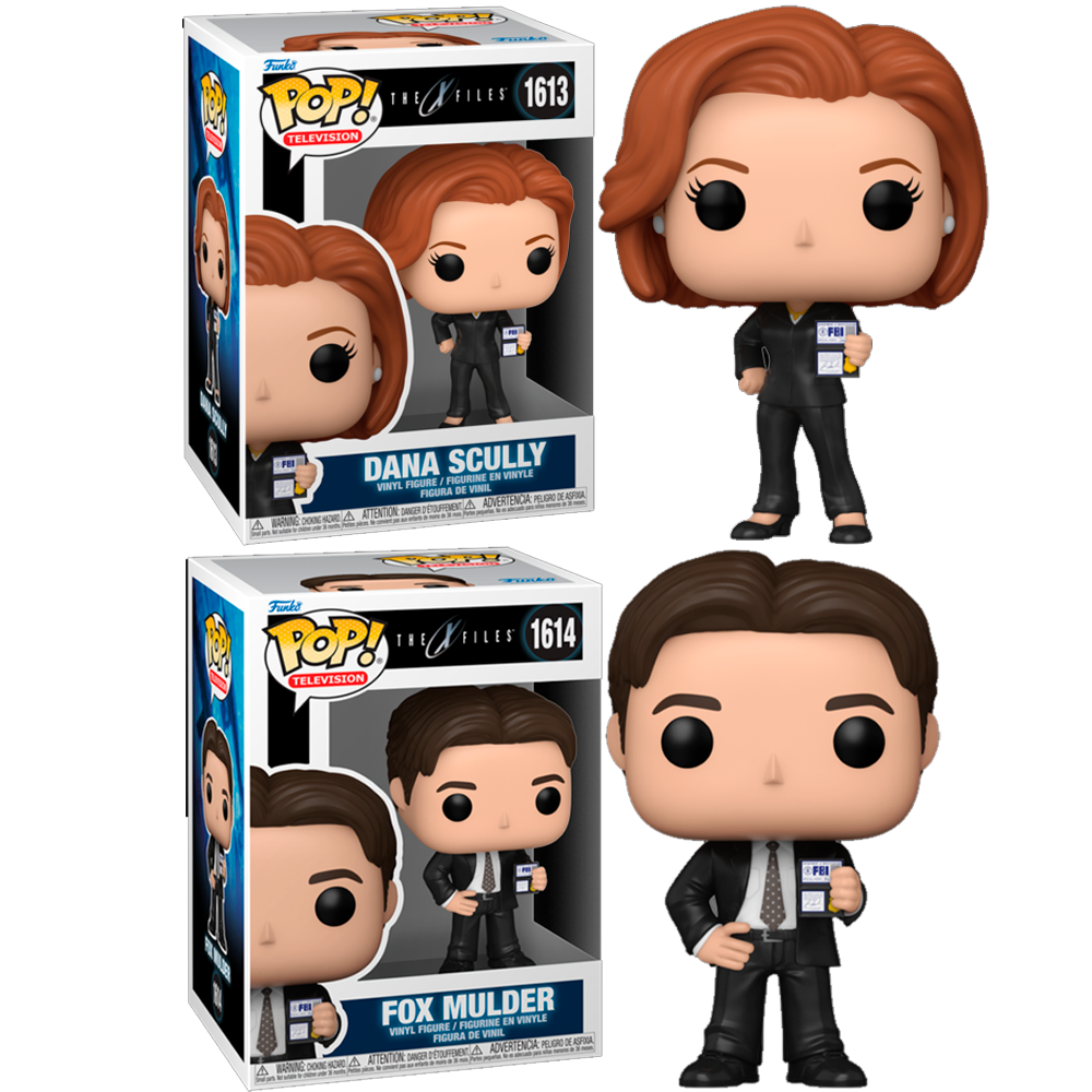 Funko  Pack 2 Funkos X-Files Dana Scully Fox Mulder Expediente X 1613 1614