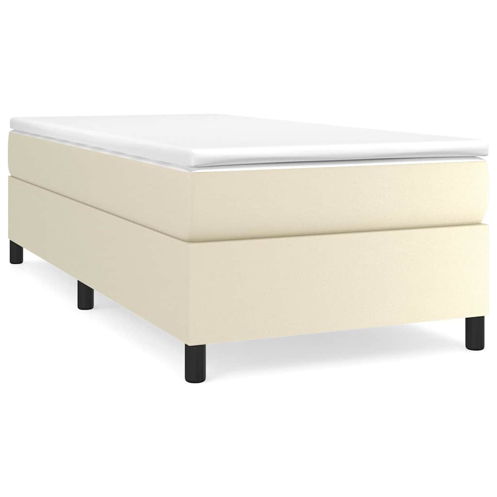 vidaXL Estructura de cama con somier cuero sintético  90x190 cm Multicolor