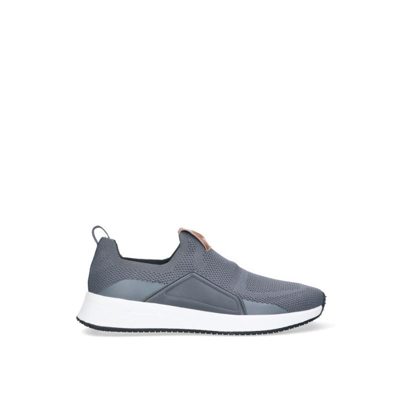 Zapatillas Casual Xti - Hombre - Suela Plana - Modelo 140770 - Color Gris
