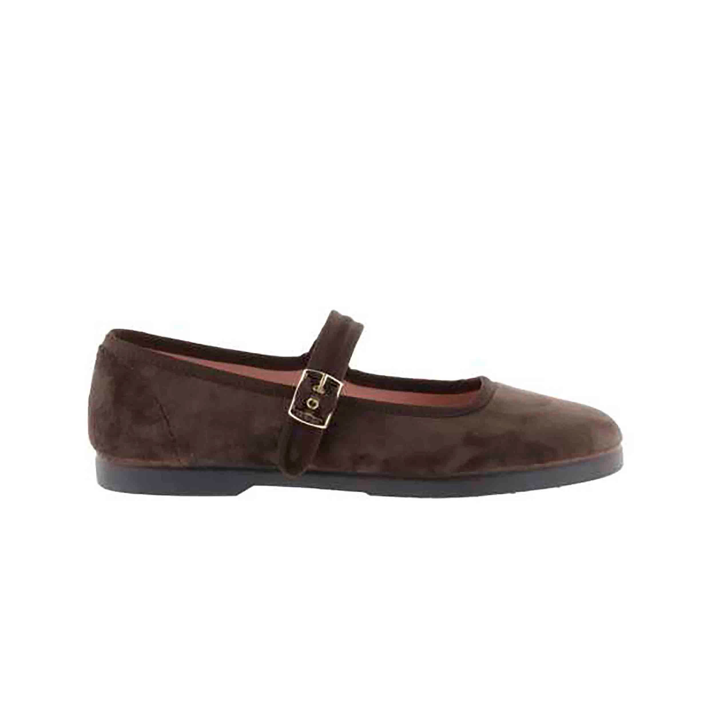 Victoria Gong-Fu Bailarina Zapato Terciopelo Mujer