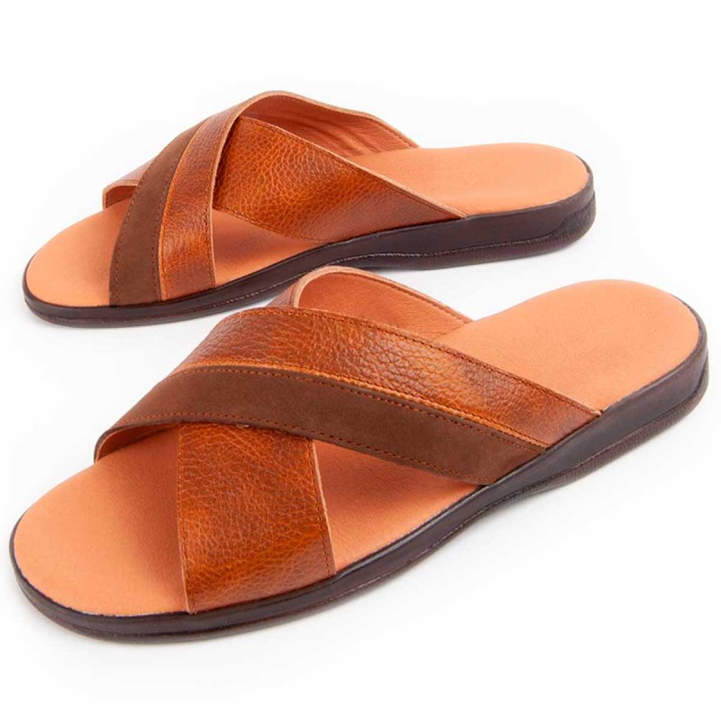 Sandalia De Piel Para Hombre. Purapiel Beira 102719
