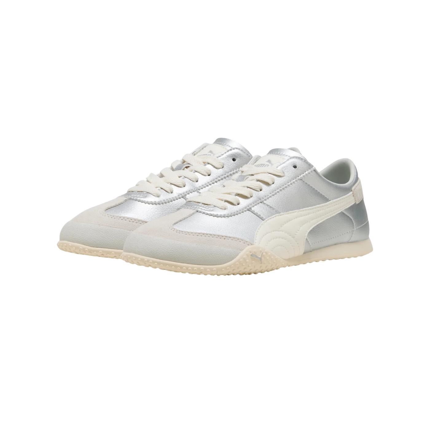 Zapatillas puma bella ut lea plateado de mujer.
