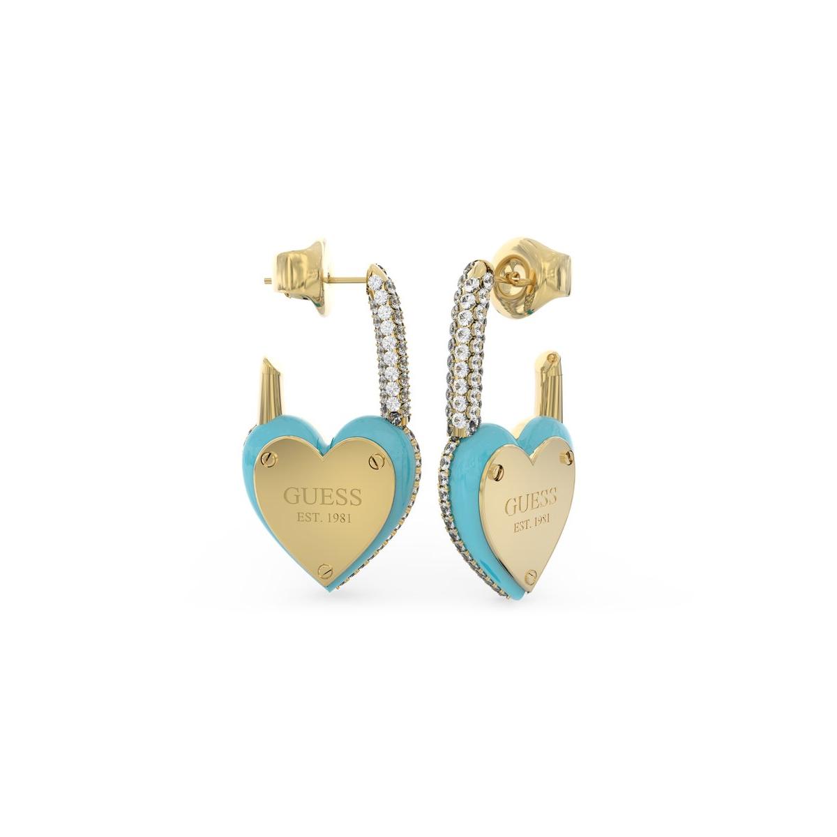 Guess Pendientes Mujer All You Need Is Love De Acero Dorado Jube04203jwygtqt-u