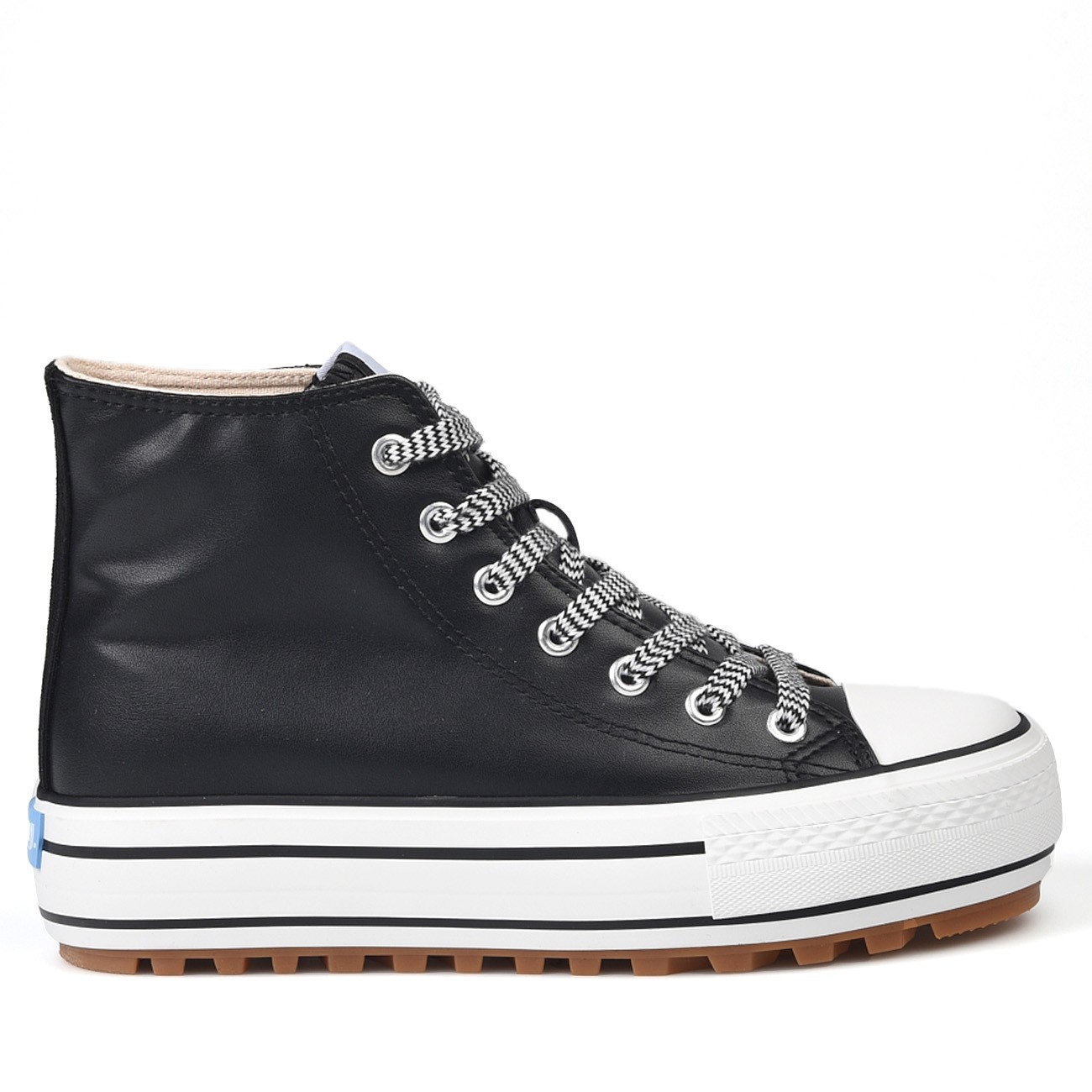 Botas tipo sneaker para mujer Mustang Bigger T 60298 Negro