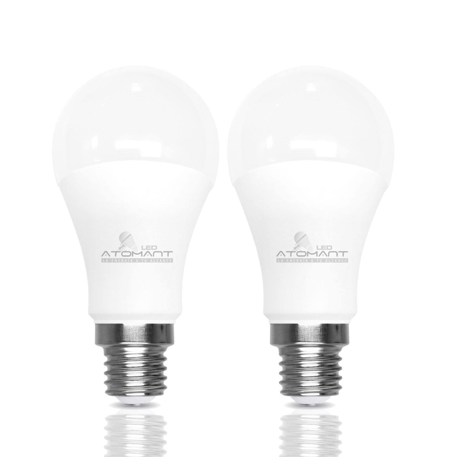 LED ATOMANT Bombilla LED E27 A60 12W, 1300 Lúmenes, Casquillo Grueso, Equivalente a 120W Tradicional, No Regulable, Alta Eficiencia Energética, Encendido Instantáneo, Ideal para Lámparas de Techo, Sobremesa, Apliques y Uso Doméstico o Profesional