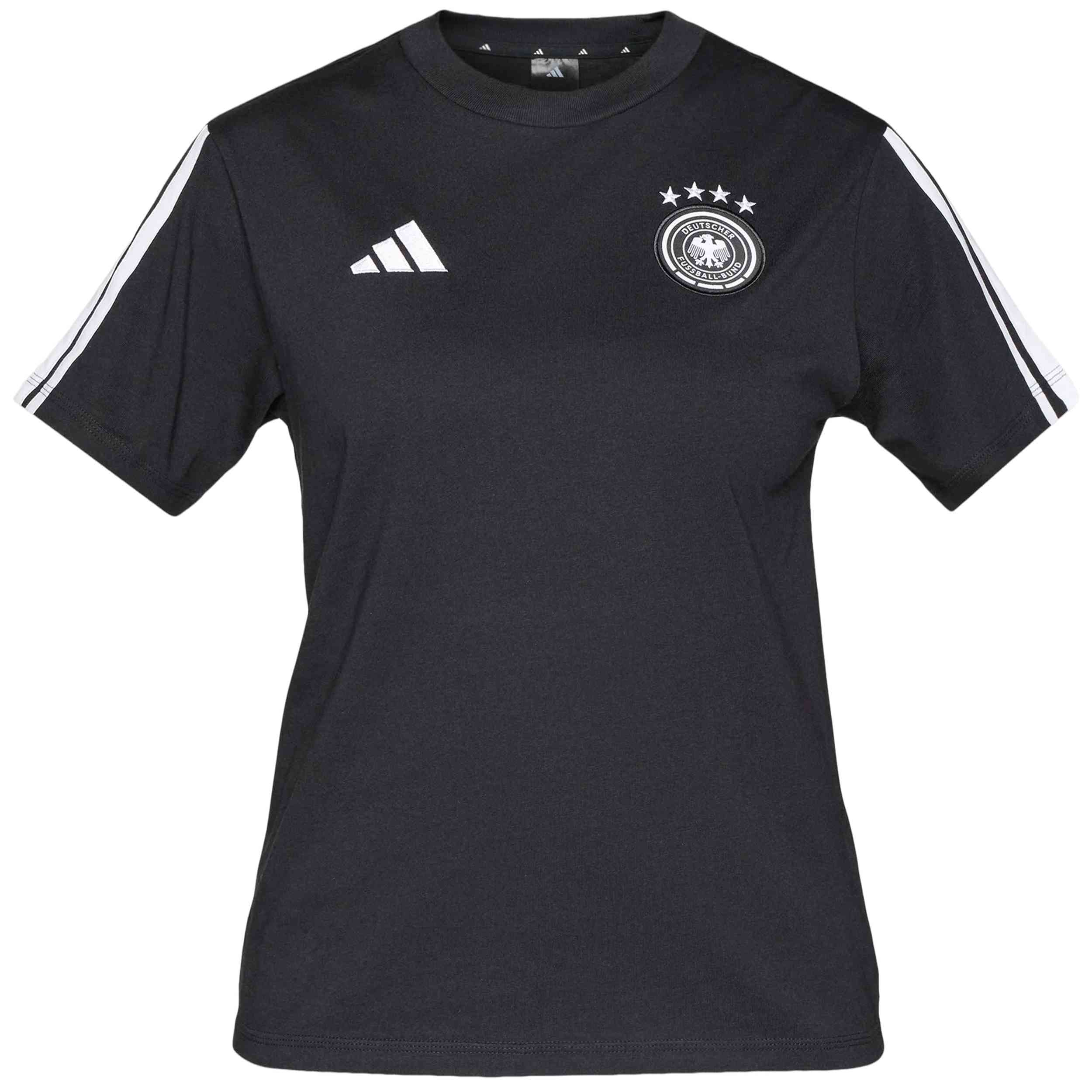 Camiseta De Manga Corta Adidas modelo Germany DNA para Mujer en color Negro