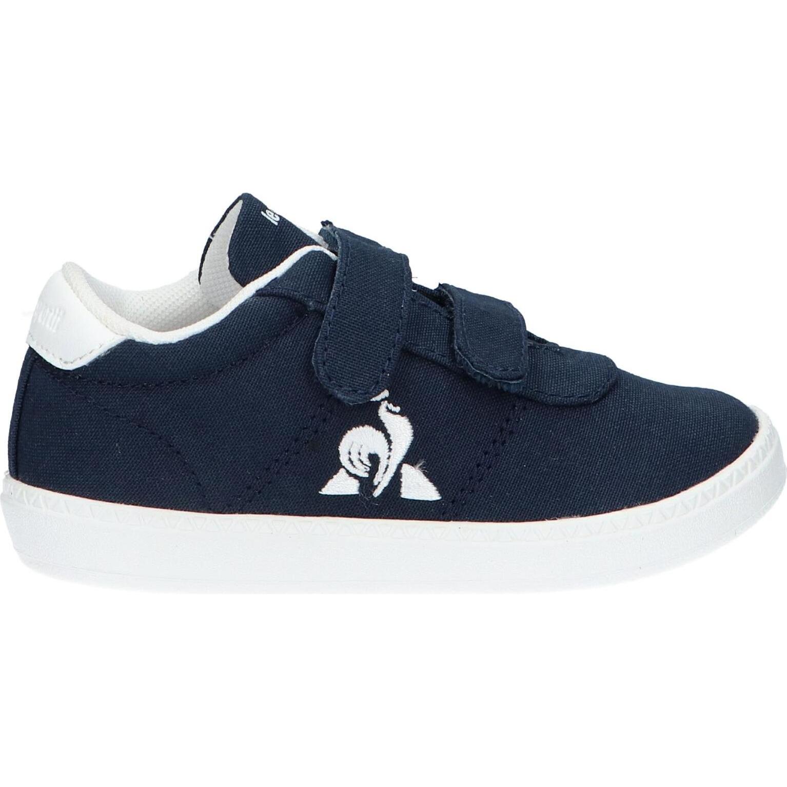 Le coq sportif girls and boys sneakers 2210153   Court one inf dress blue