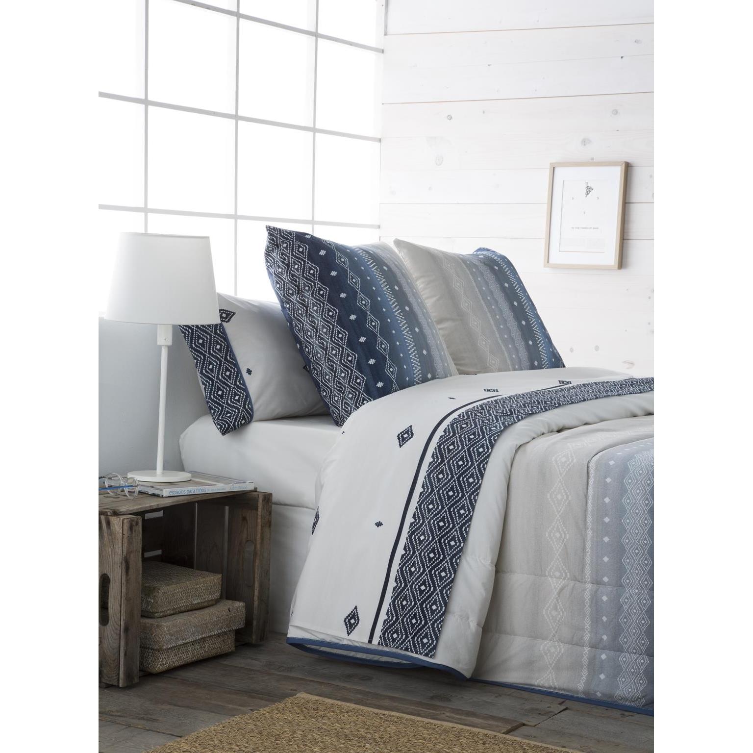 JVR - Sabana modelo MEXICO - Tejido 100% Algodón - Estampado digital - Fabricado en España - Cama 90/105/135/150
