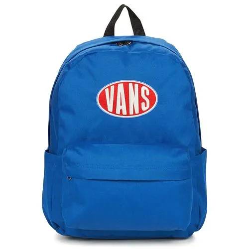 Mochila Vans Old Skool azul 22L con compartimento portátil y logotipo bordado