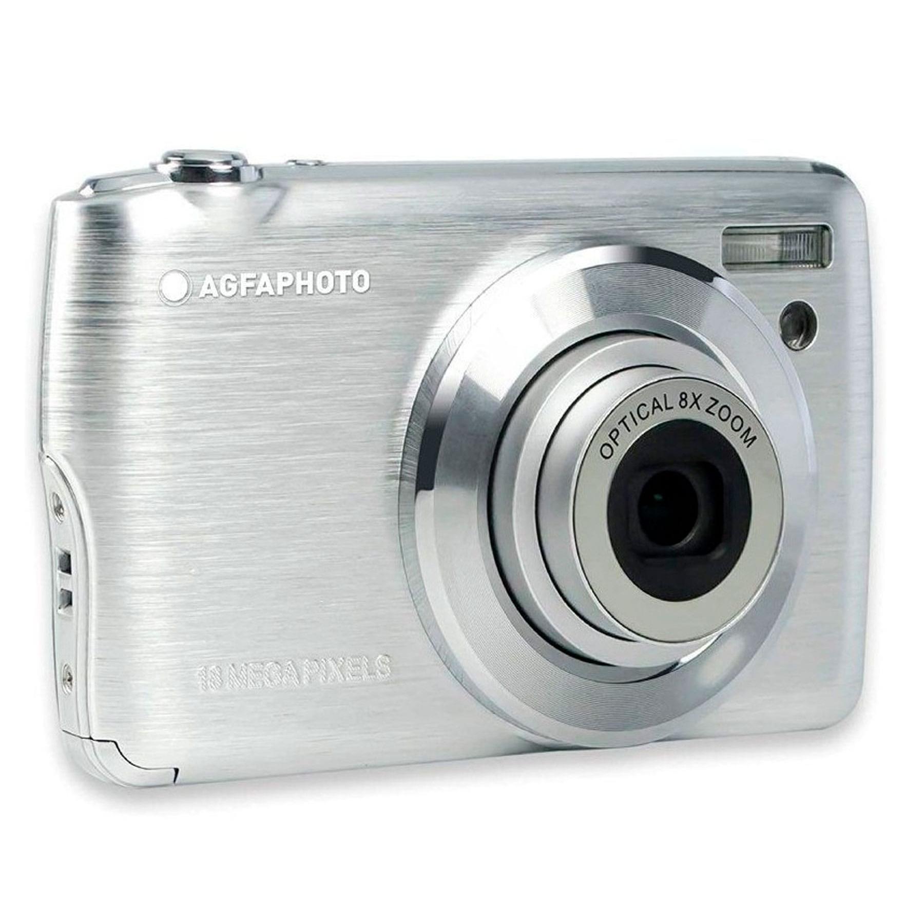 Agfaphoto - Cámara digital compacta DC8200 de 18 MP con zoom óptico 8x, grabación Full HD y pantalla TFT de 2,7 pulgadas