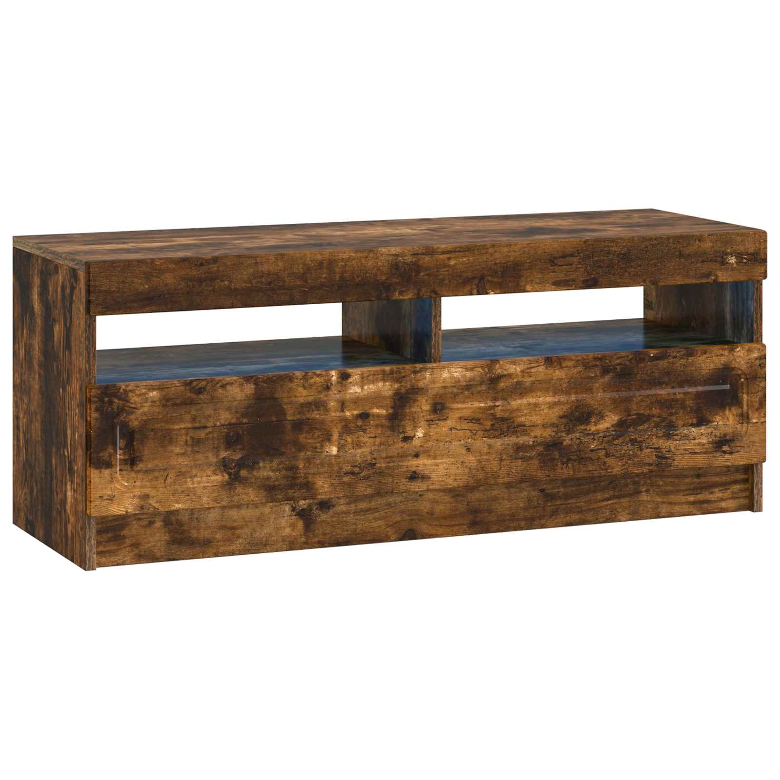 vidaXL Mueble de TV LED  Madera de ingeniería 100 x 35 x 40 cm Multicolor