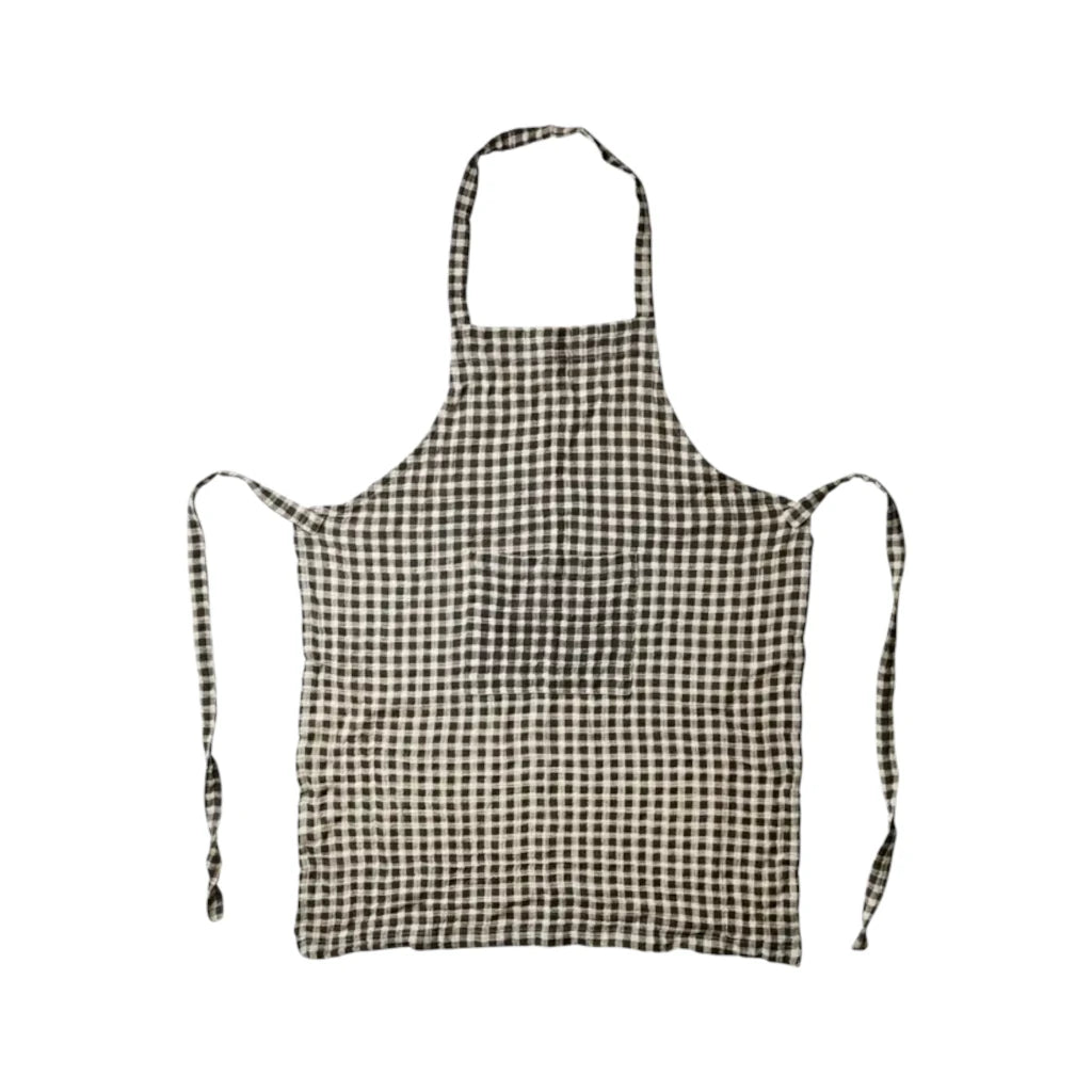 Delantal de Cocina en Algodón con Diseño a Cuadros - Affari of Sweden, Ideal para Cocinar y Fácil de Lavar a Máquina