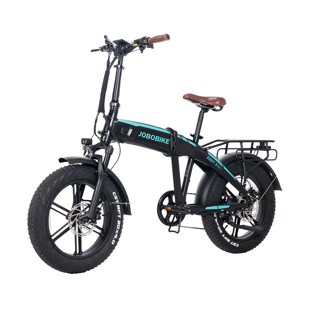 JOBOBIKE Eddy X,Electric Bicycle,250W motor,48V15Ah battery,Max speed 25km/h,20*4.0 inch Fat Tires,Tektro Hydraullic Disc Brake with Tum Signal and Brake Light,LCD Display