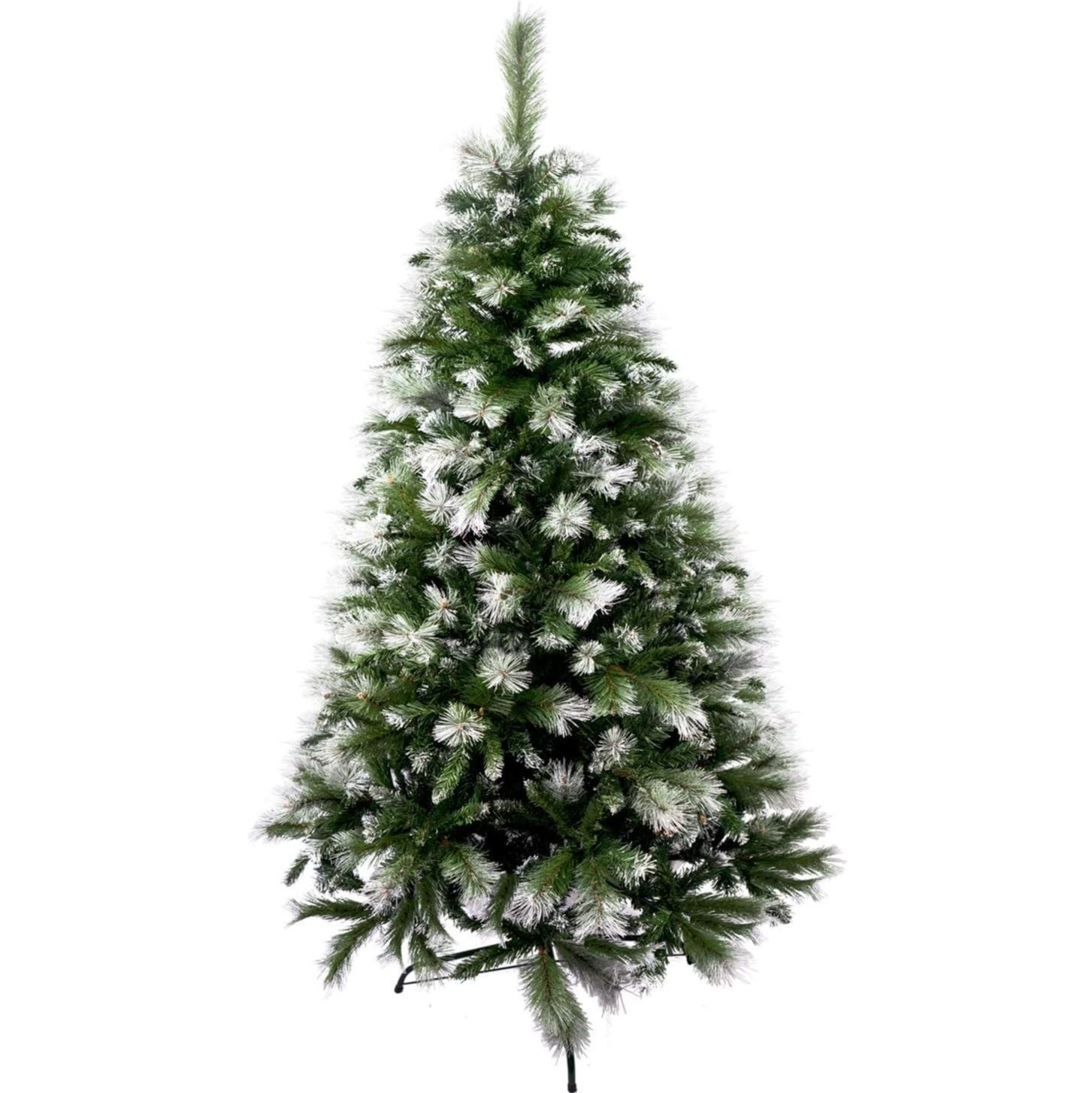 Árbol de Navidad Artificial Extra Relleno Navidad 150cm 180cm 210cm 240cm - Abeto de Doble Hojas Combinadas con Soporte Metálico - Calidad Premium y Seguro para Niños y Mascotas - Fácil Instalación - Variedad de Estilos Disponibles