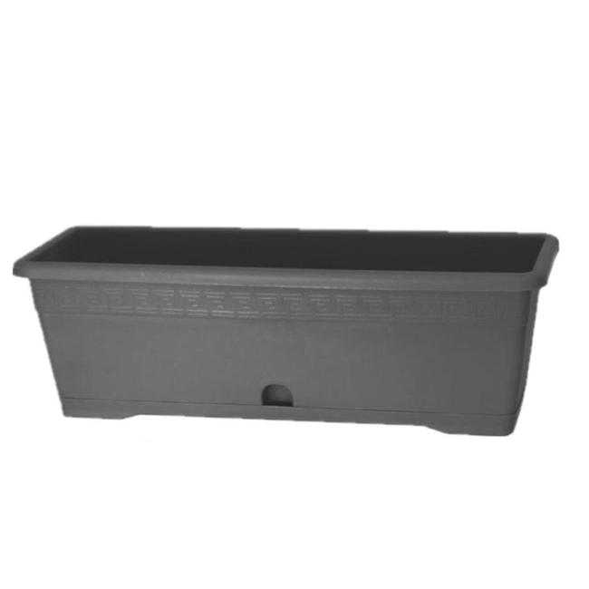 C.A | Macetero Rectangular de Plástico | Modelo VERSILIA | Para Balcón, Jardín y Terraza