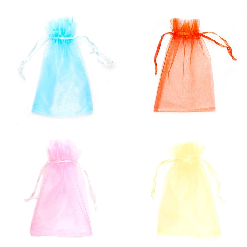 Camassia Bolsitas de Organza 10x15cm - Pack de 10 Uds | Cosmética Casera y Natural