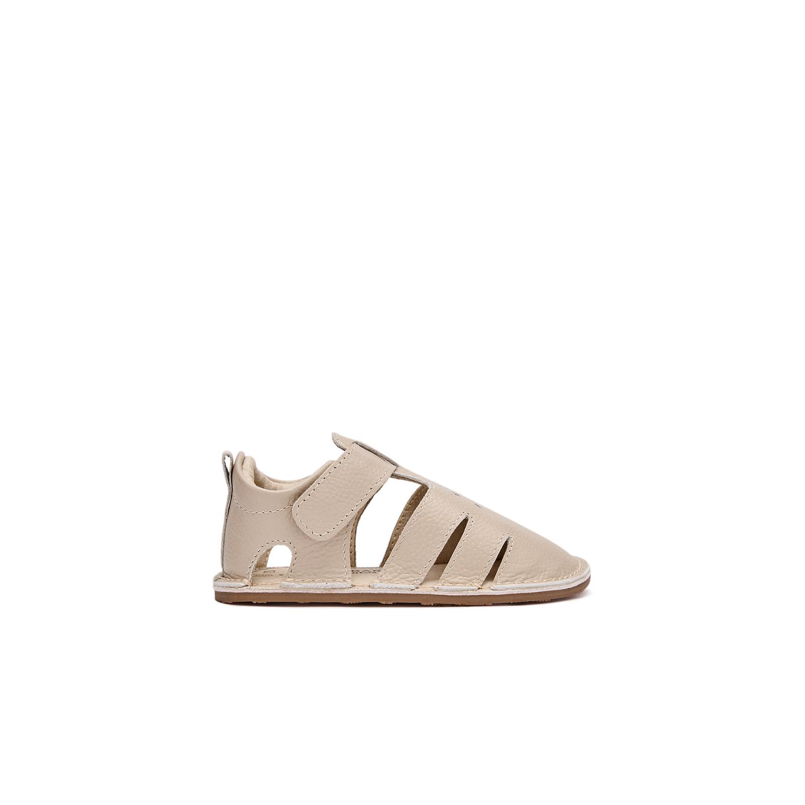 Conguitos - Sandalias Cerradas de Bebé Respetuosas en Blanco para Niños y Niñas