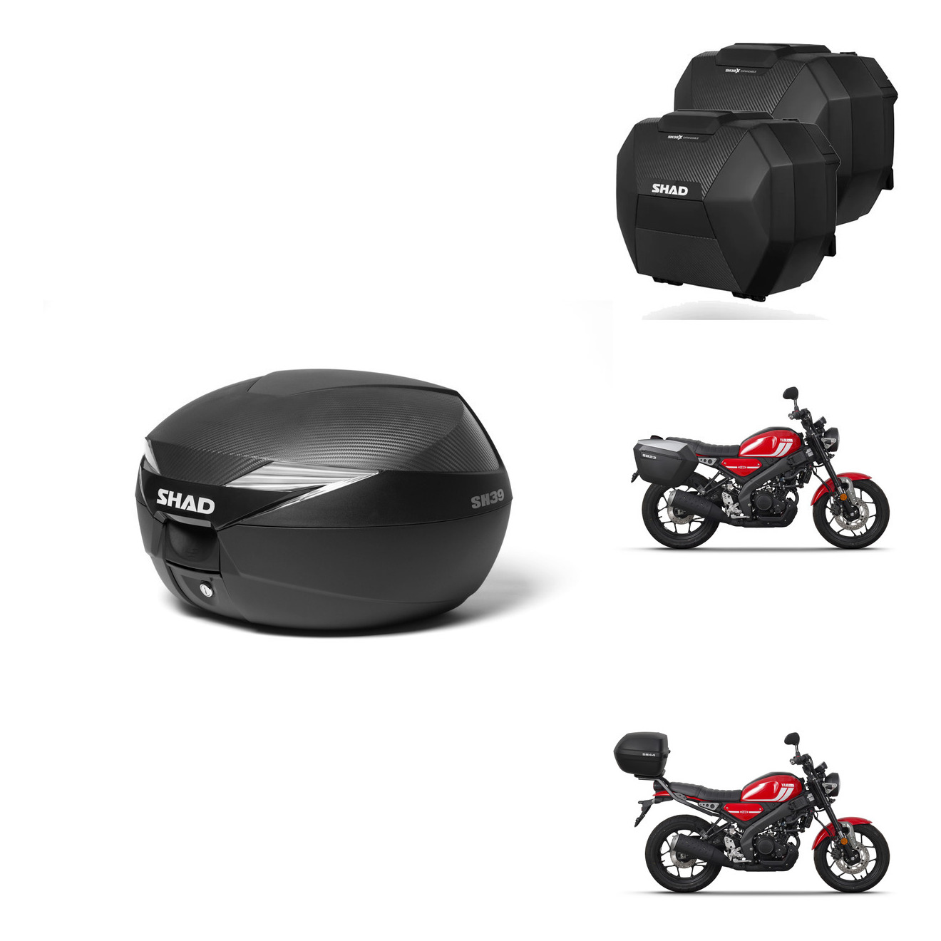 Maletas Sh38x Carbon + Herraje Baul + He KIT-576926