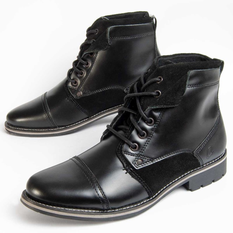 Bota De Piel Para Hombre.  Purapiel  Botiel3  98975