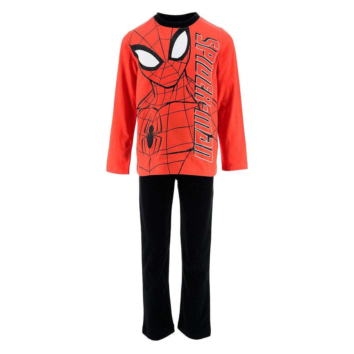 Pijama infantil largo Spiderman Marvel algodón talla 6 años (116cm) - Marvel