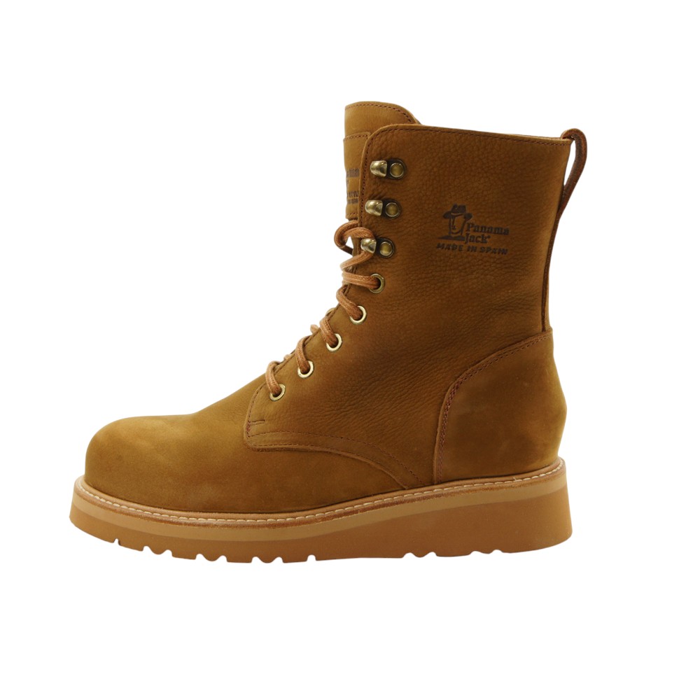 Panama Jack mod. KEILA botín para mujer en nobuck, cordones