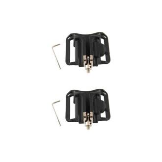 CA Clip de cinturón Sollbry de 2 piezas para cámara, soporte para cinturón, para fijar cámaras SLR y evitar daños (negro)