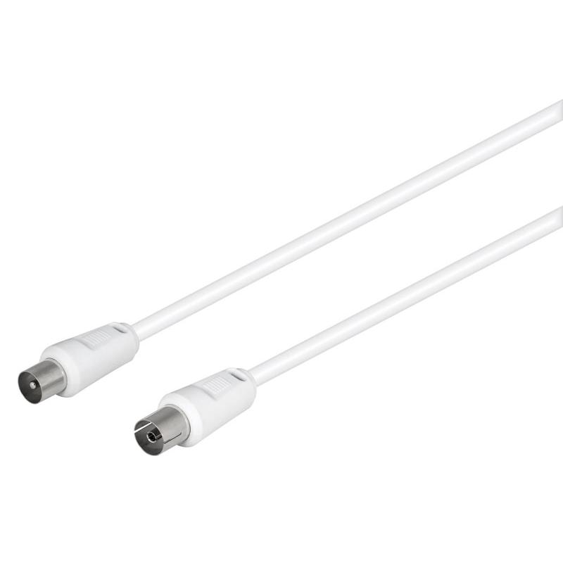 Conexión de antena TV macho - hembra 5.0m