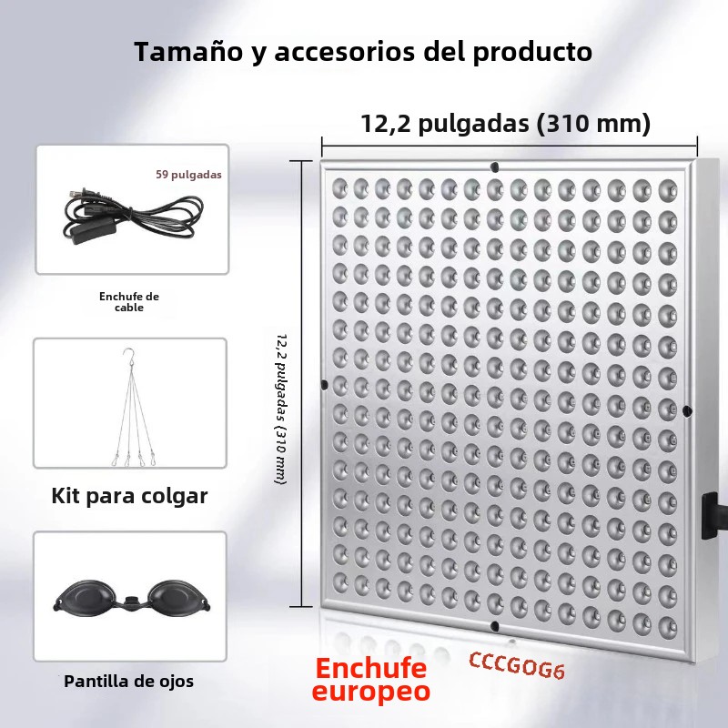 Lámpara De Terapia Con Luz Roja LED Para El Rostro Anti-Edad Cuidado De La Piel Belleza 225 Luz LED Alivio Del Dolor Corporal Herramientas De Terapia Física