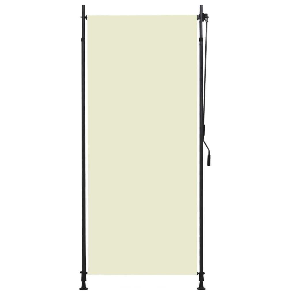 vidaXL Estor Enrollable de Exterior 100x270cm Persiana Jardín Balcón Color Crema, Antracita, y mas
