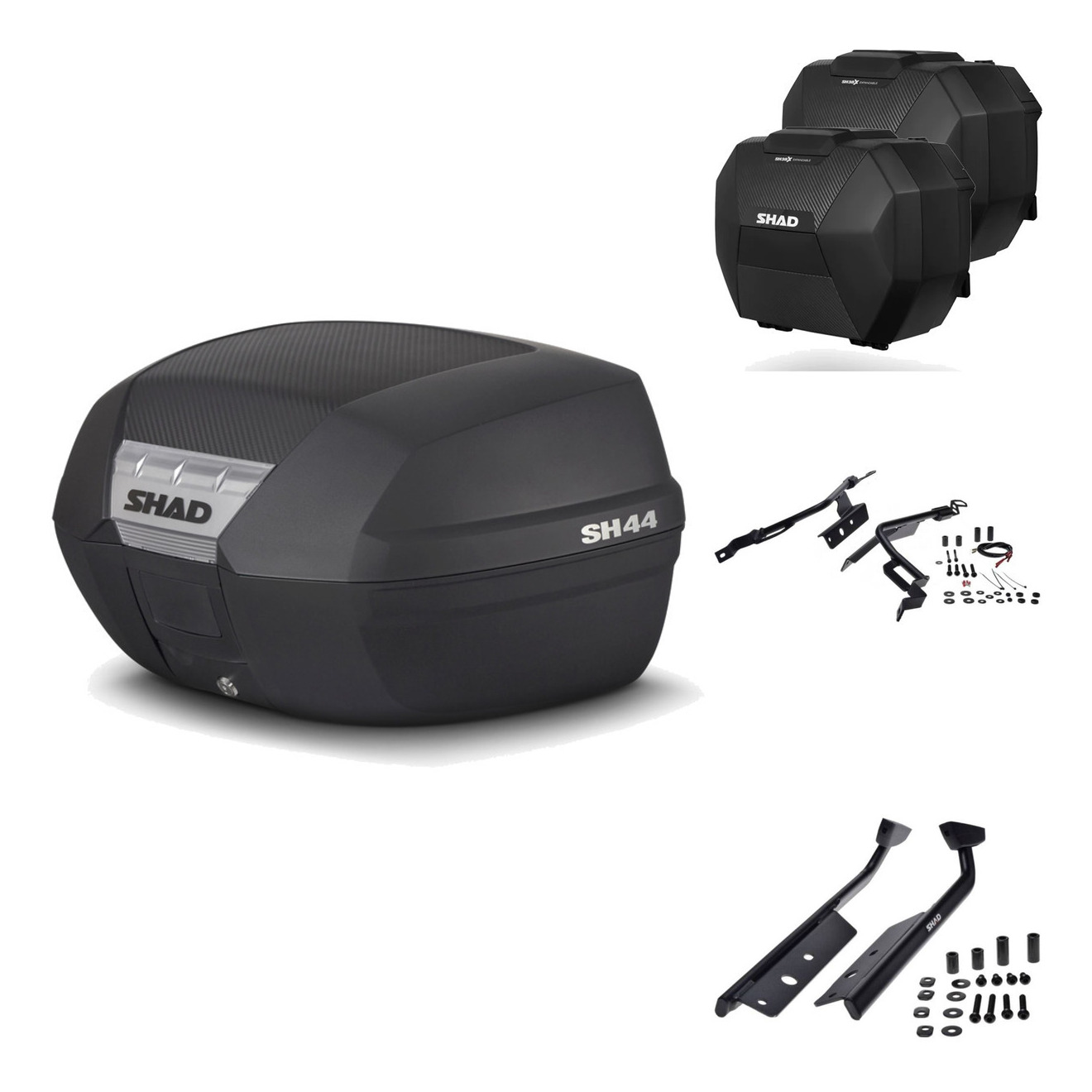 Maletas Sh38x Carbon + Herraje Baul + He KIT-579501