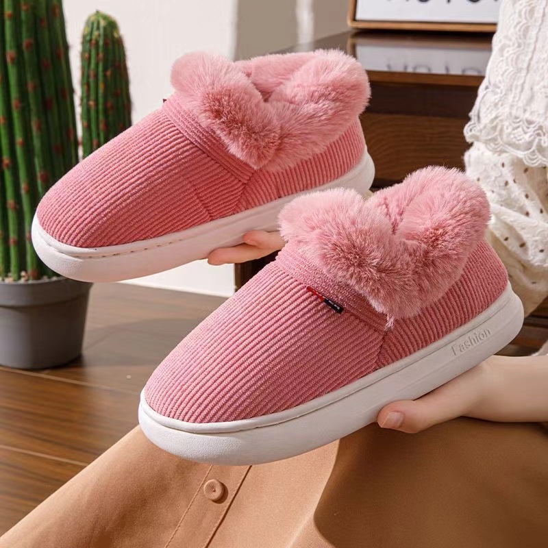 TK Zapatillas Casuales De Invierno Para Mujer Y Hombre Zapatos De Casa Con Forro De Algodón Suave Calzado Cálido Para Exterior Y Interior