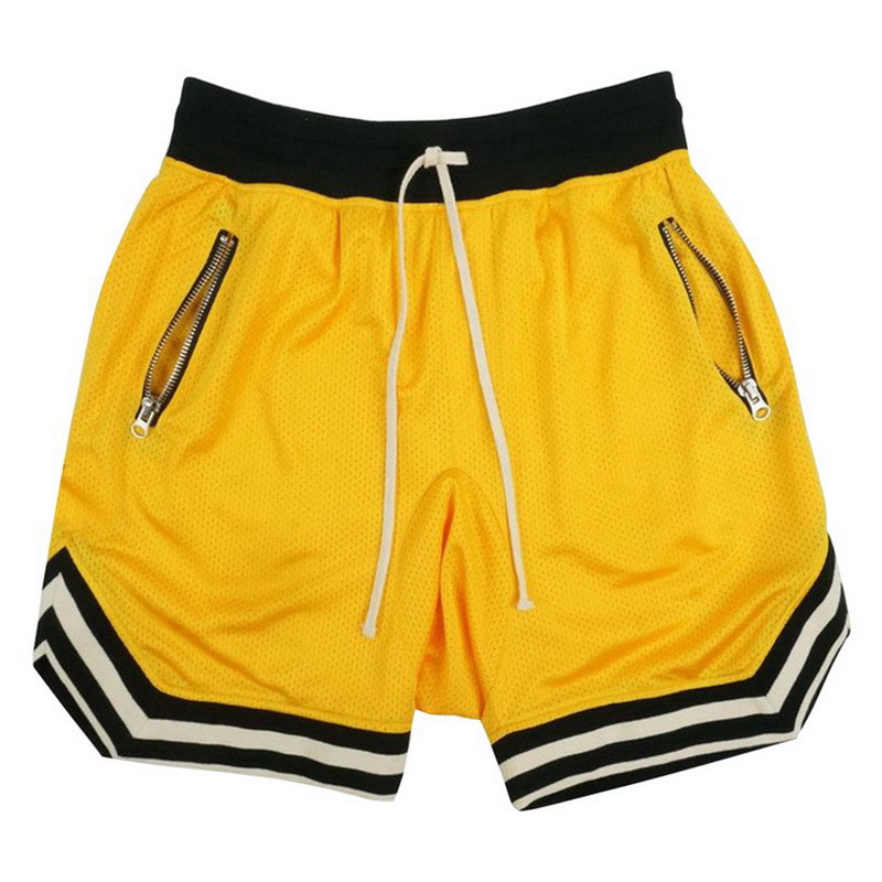 OmHom Shorts De Baloncesto Para Hombre Deporte Fitness Verano Malla Secado Rápido Pantalones Casuales Transpirables Talla Media