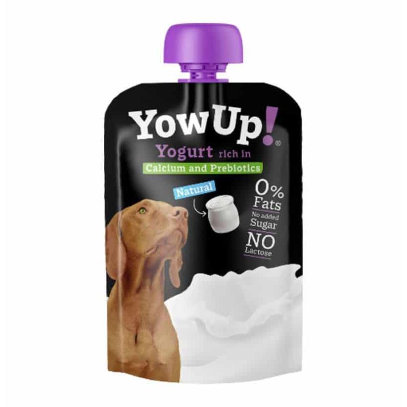 Yow Up – Yogur natural sin lactosa para perros adultos Yow Up 115 g.