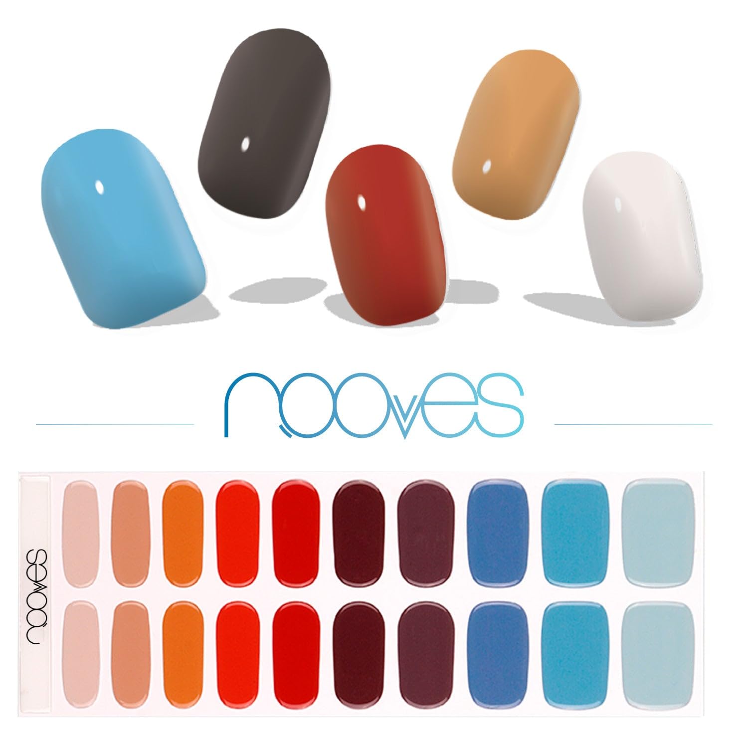 LÁMINAS DE UÑAS DE GEL premium glam #melody 20 u